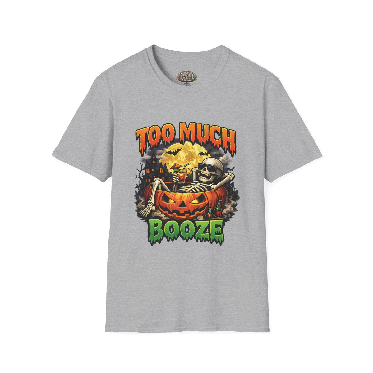 Too Much Booze Halloween T-Shirt