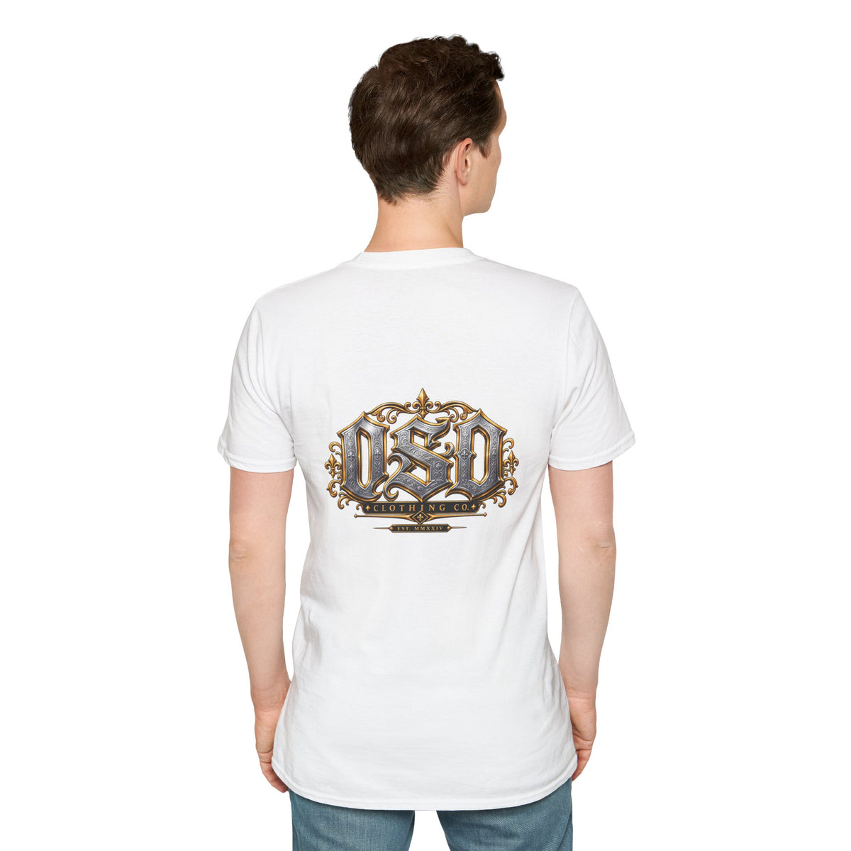 1990 Vintage OSD Crest T-Shirt — Retro 90s Emblem Tee