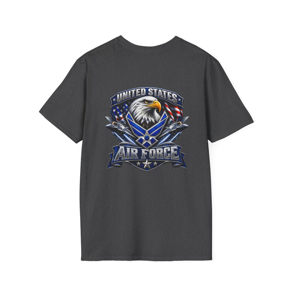 U.S. Air Force Classic White Tee — Minimal Everyday USAF T-Shirt