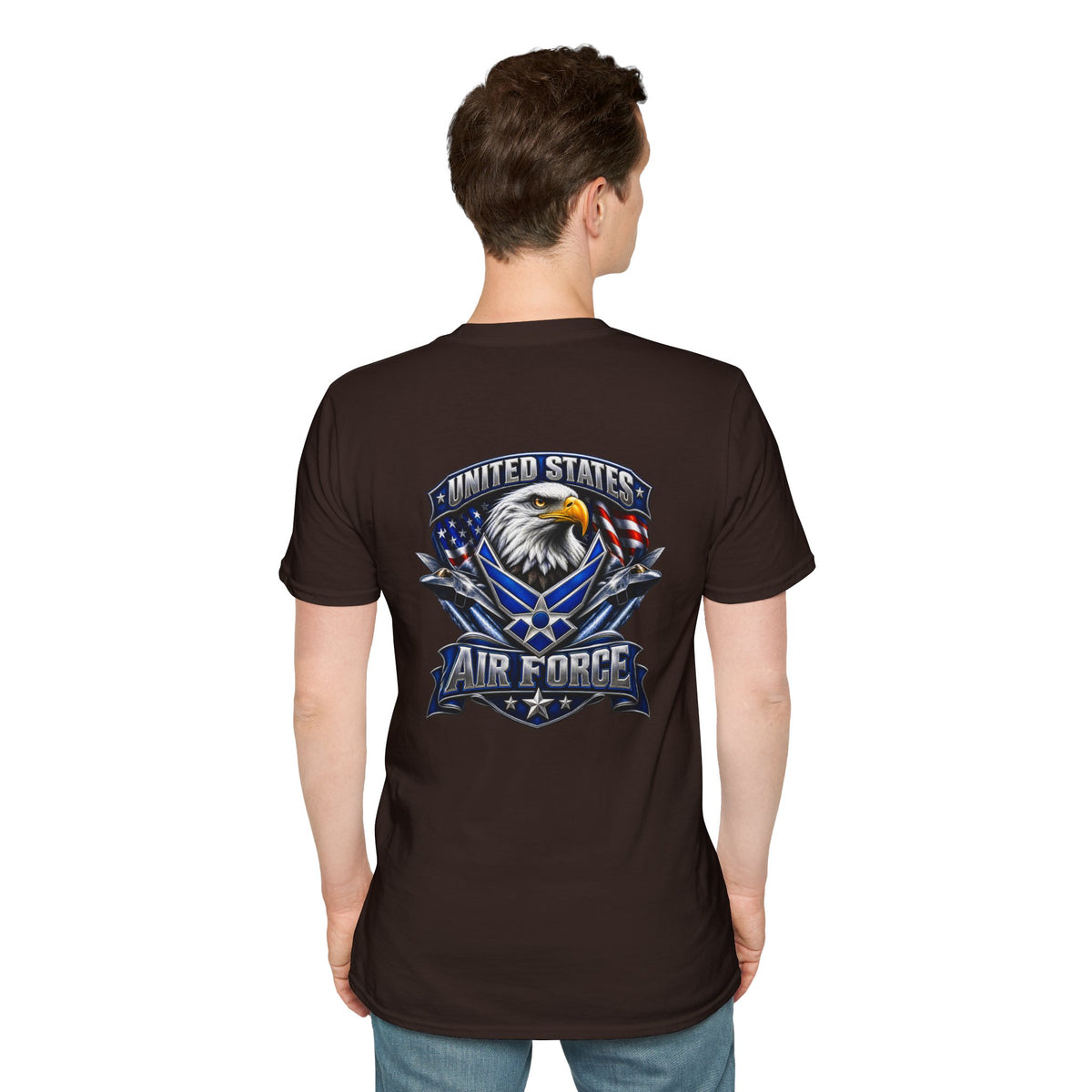 U.S. Air Force Classic White Tee — Minimal Everyday USAF T-Shirt