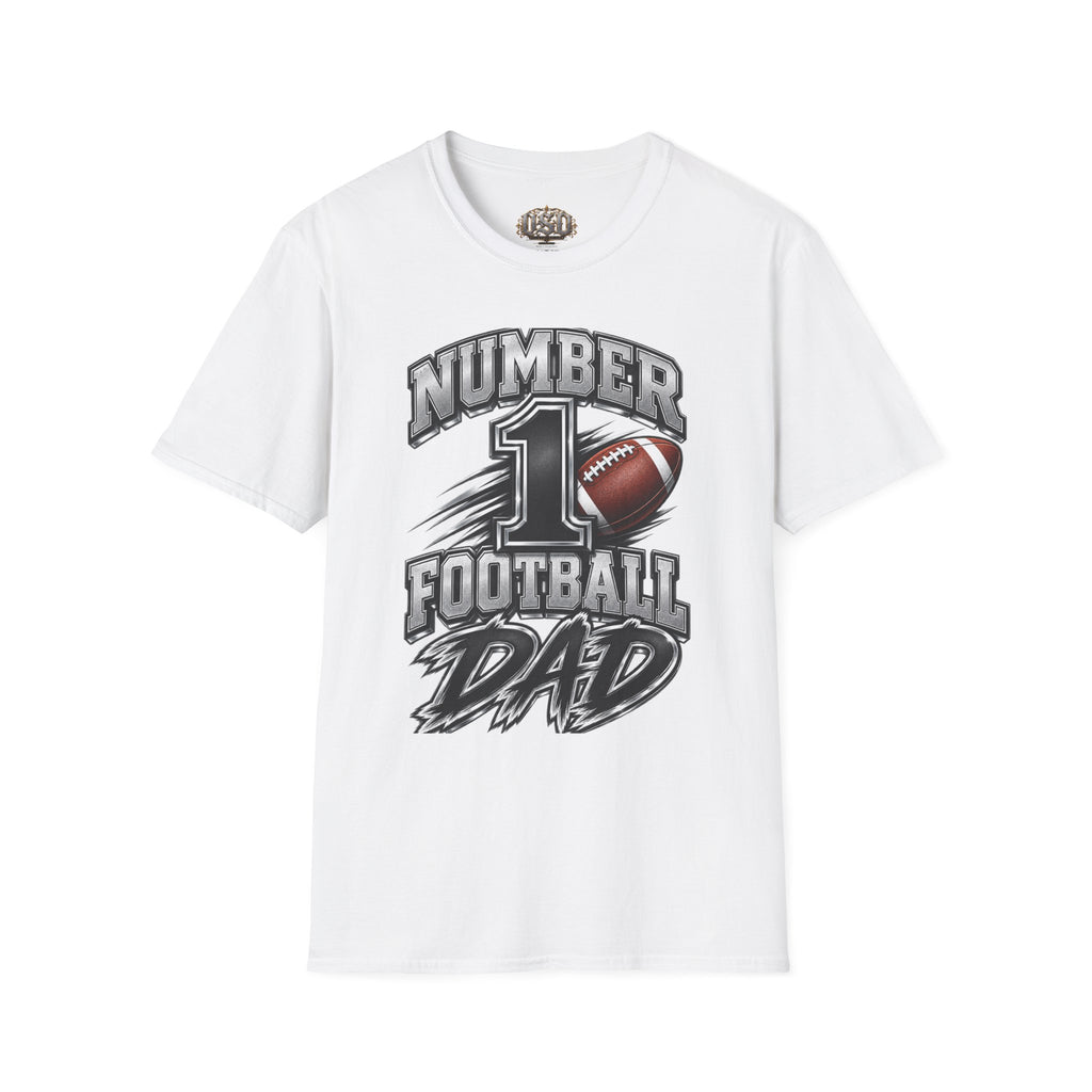 Number 1 Football Dad T-Shirt — Proud Football Dad Tee