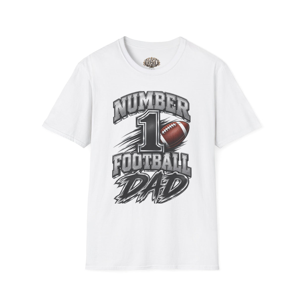 Number 1 Football Dad T-Shirt — Proud Football Dad Tee