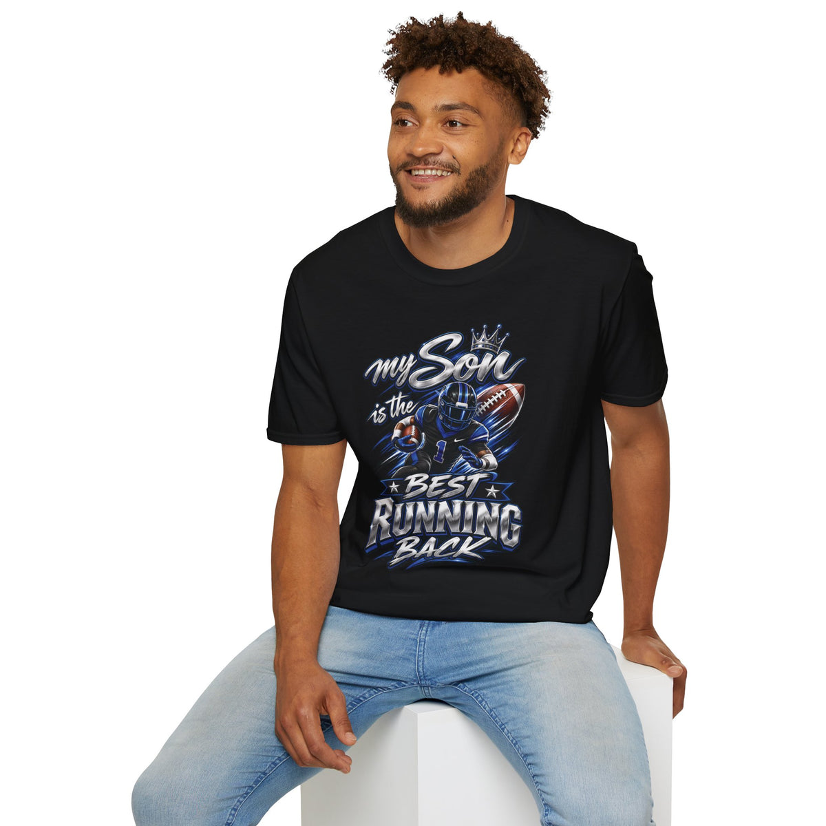 My Son is the Best Running Back T-Shirt — Football Mom/Dad Pride Tee
