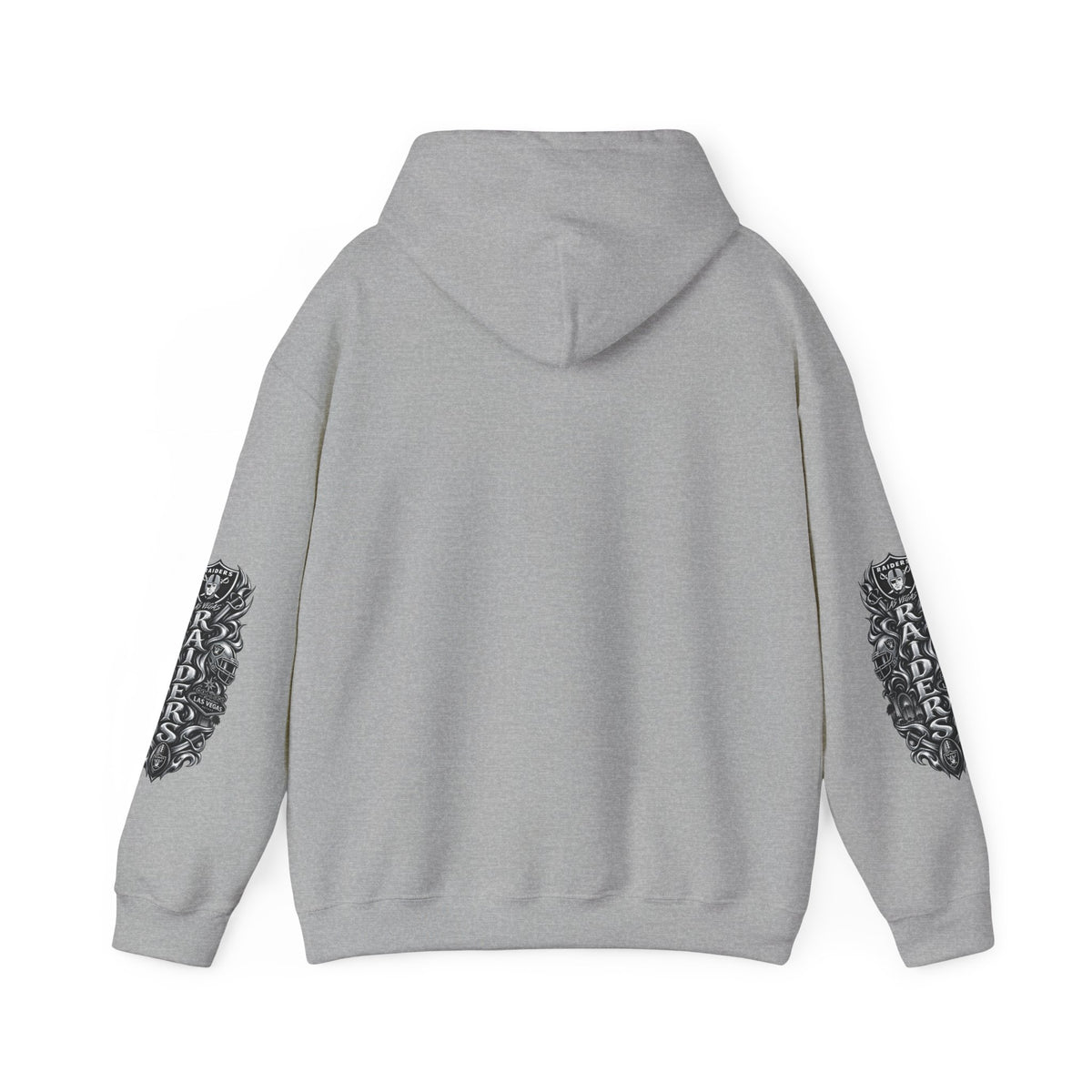 Las Vegas Raider Hoodie — Raider Graphic Pullover with Sleeve Art