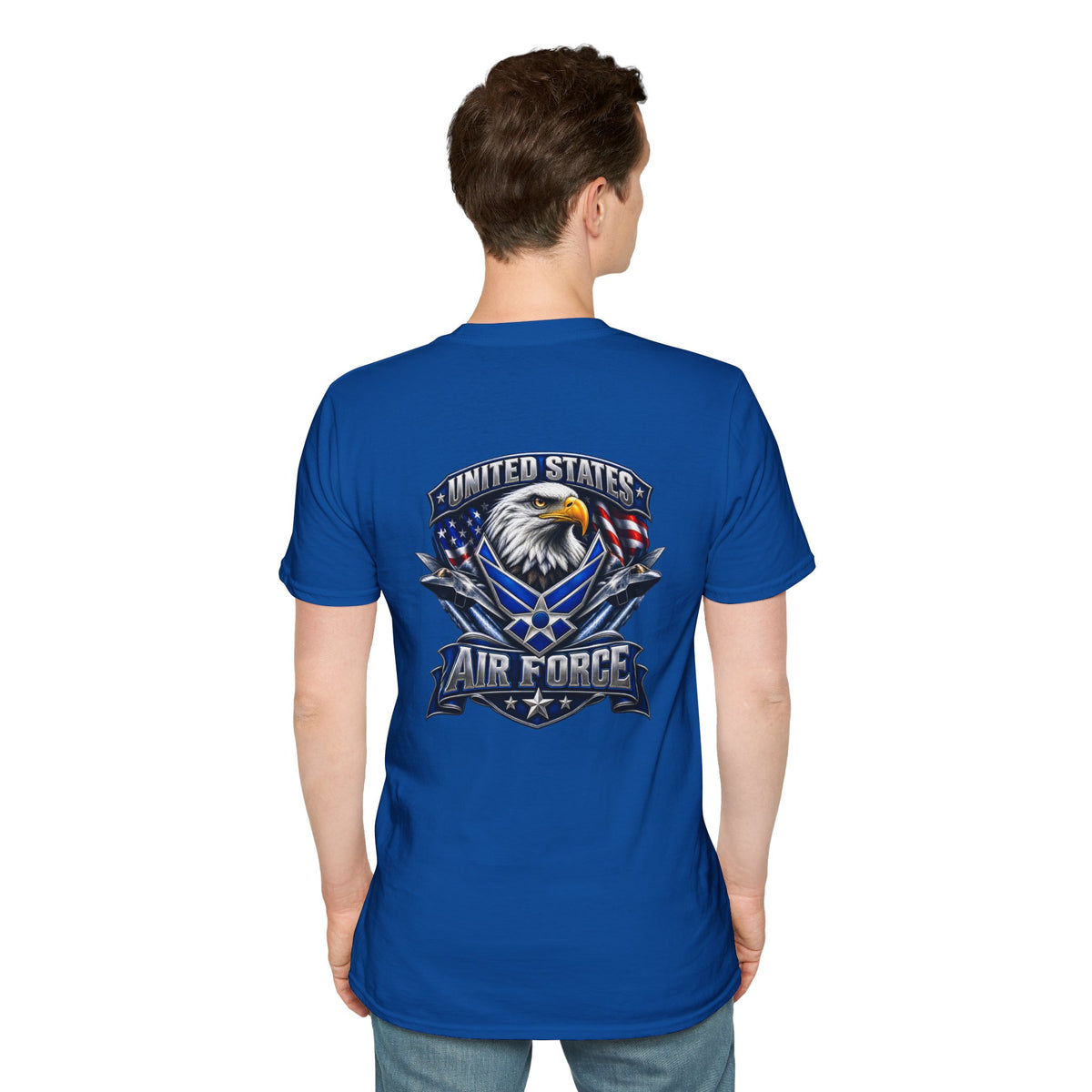 U.S. Air Force Classic White Tee — Minimal Everyday USAF T-Shirt