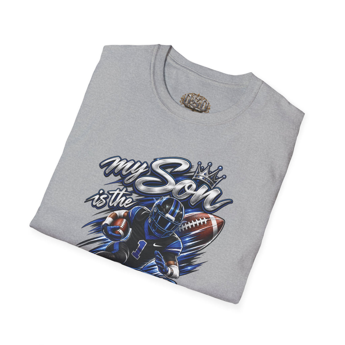My Son is the Best Running Back T-Shirt — Football Mom/Dad Pride Tee