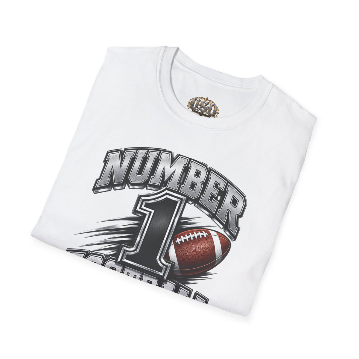 Number 1 Football Dad T-Shirt — Proud Football Dad Tee