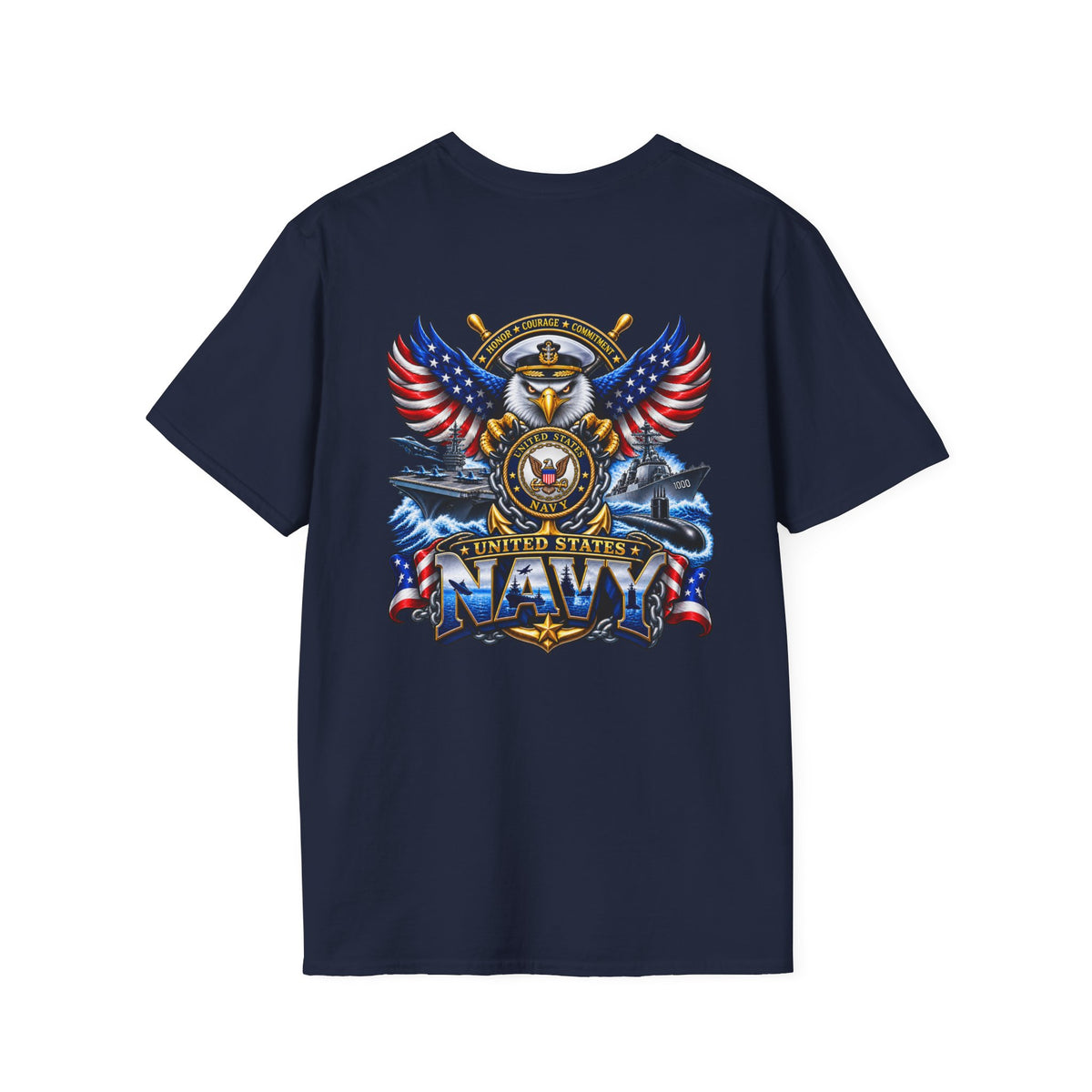 United States Navy T-Shirt — Classic Minimal White Tee