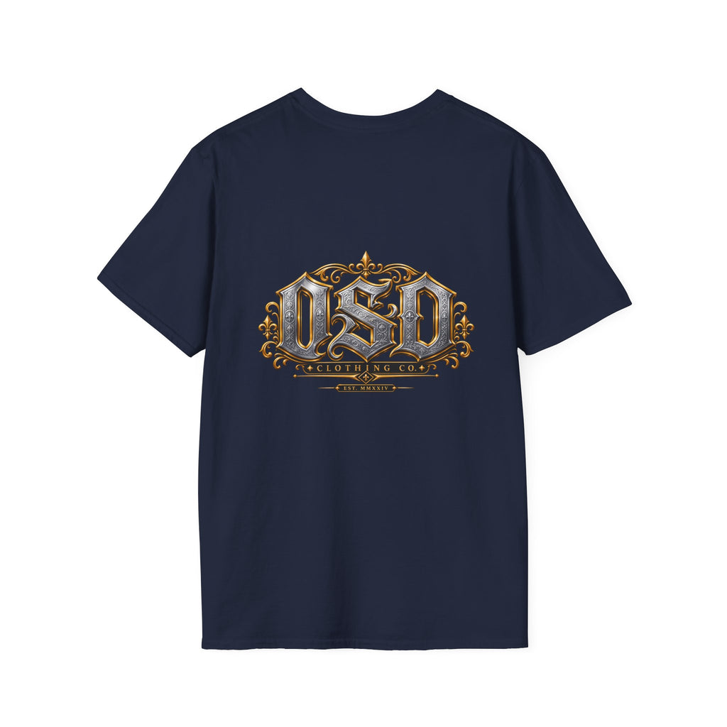 1990 Vintage OSD Crest T-Shirt — Retro 90s Emblem Tee