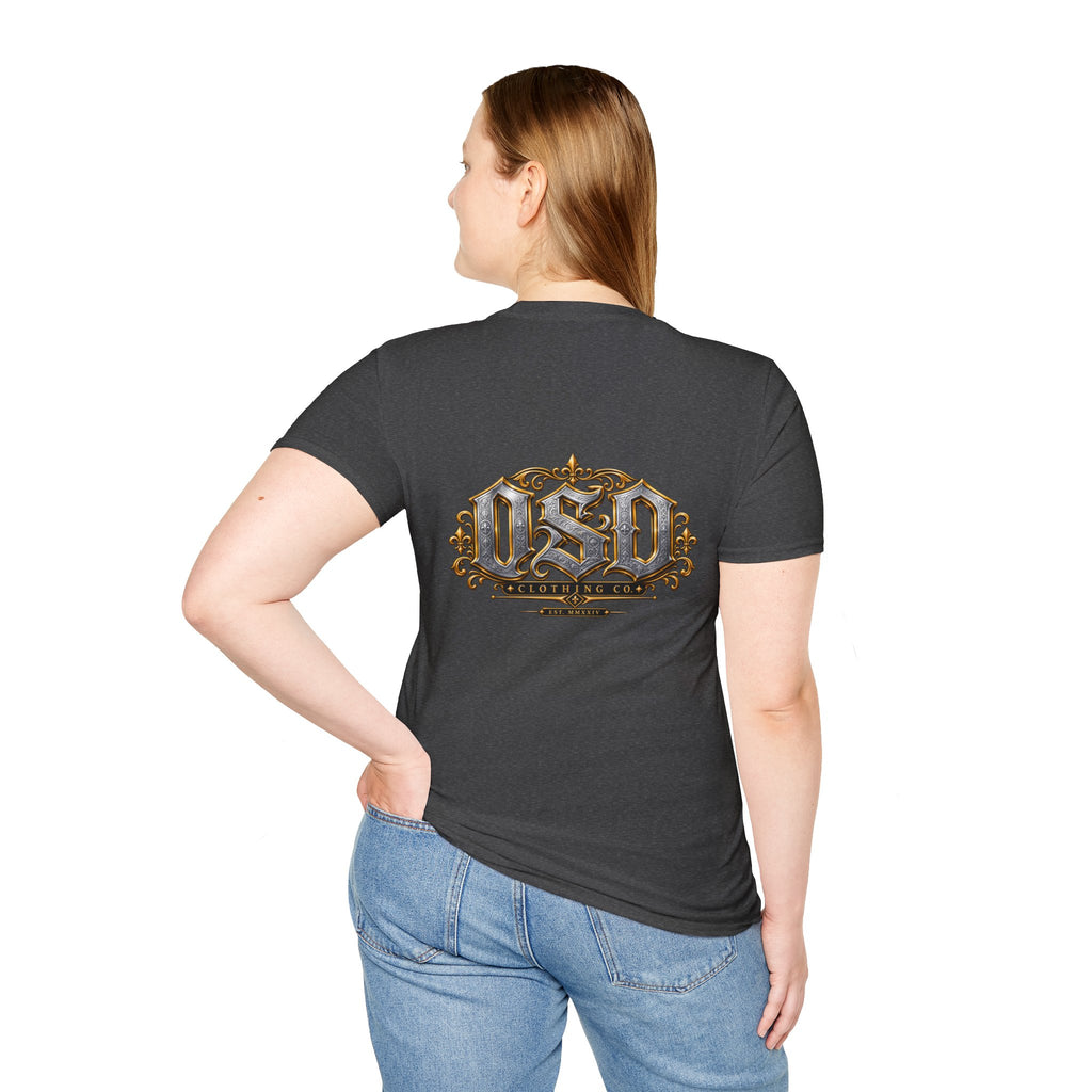 1990 Vintage OSD Crest T-Shirt — Retro 90s Emblem Tee