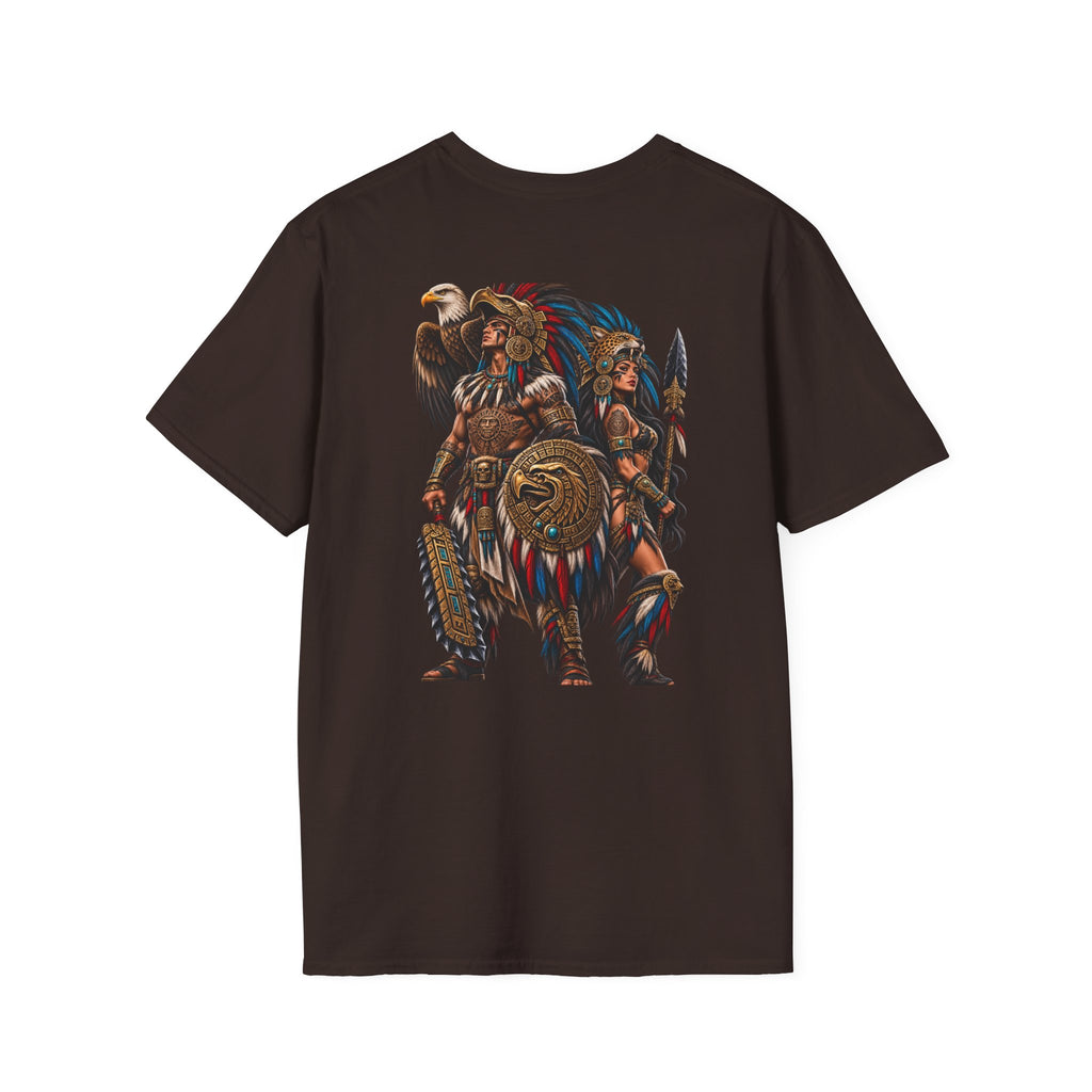 Aztec T‑Shirt — Classic Aztec Design Crewneck Tee