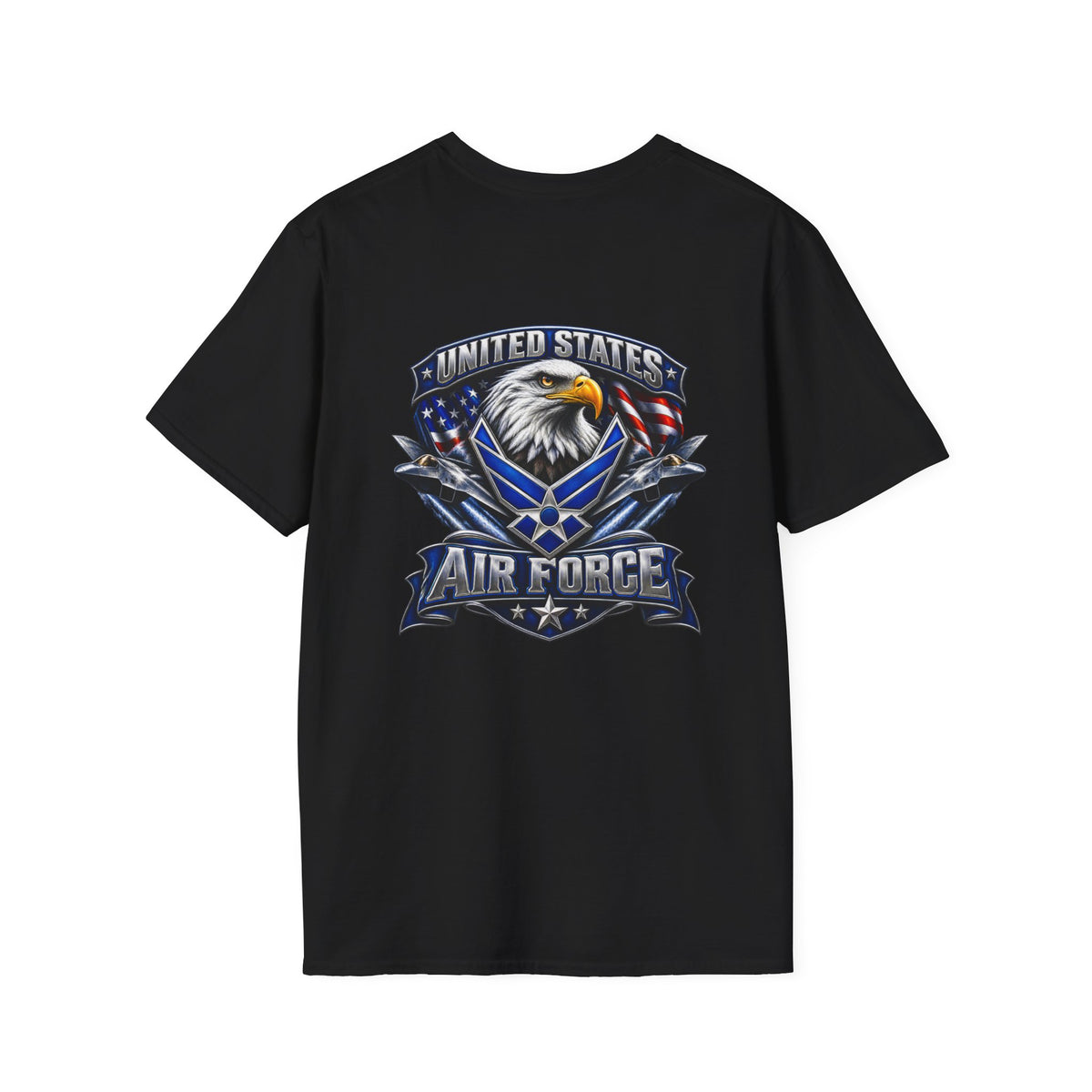 U.S. Air Force Classic White Tee — Minimal Everyday USAF T-Shirt