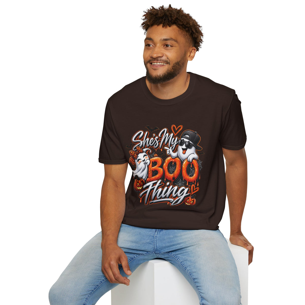She's My Boo Thing Halloween T-Shirt