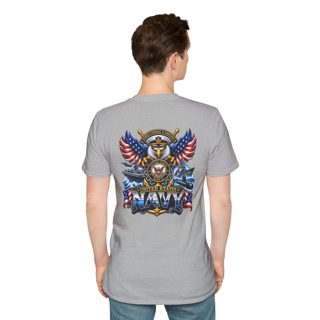 United States Navy T-Shirt — Classic Minimal White Tee