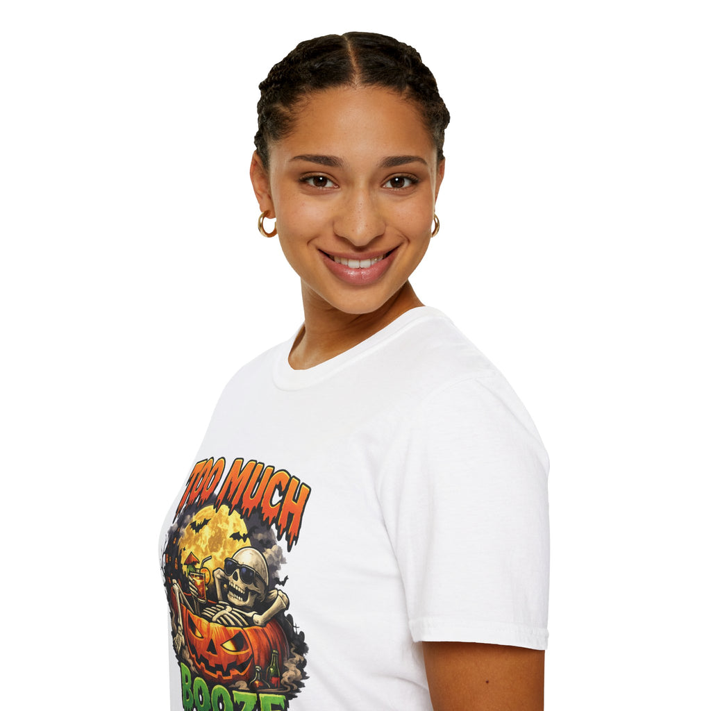 Too Much Booze Halloween T-Shirt