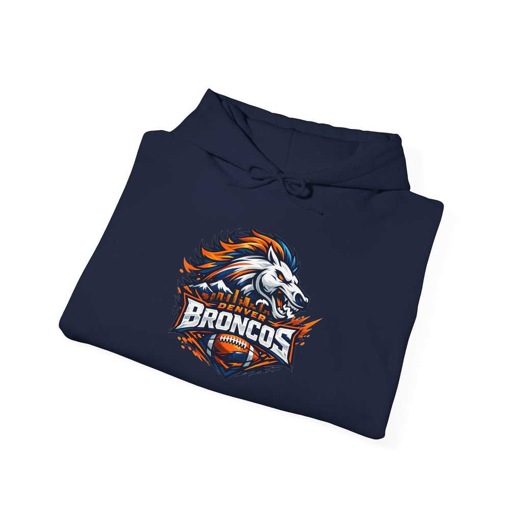 Broncos Fierce Hoodie — Team Logo Sleeve Pullover