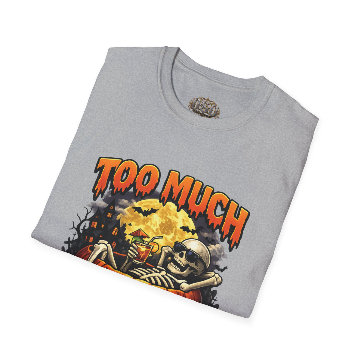 Too Much Booze Halloween T-Shirt