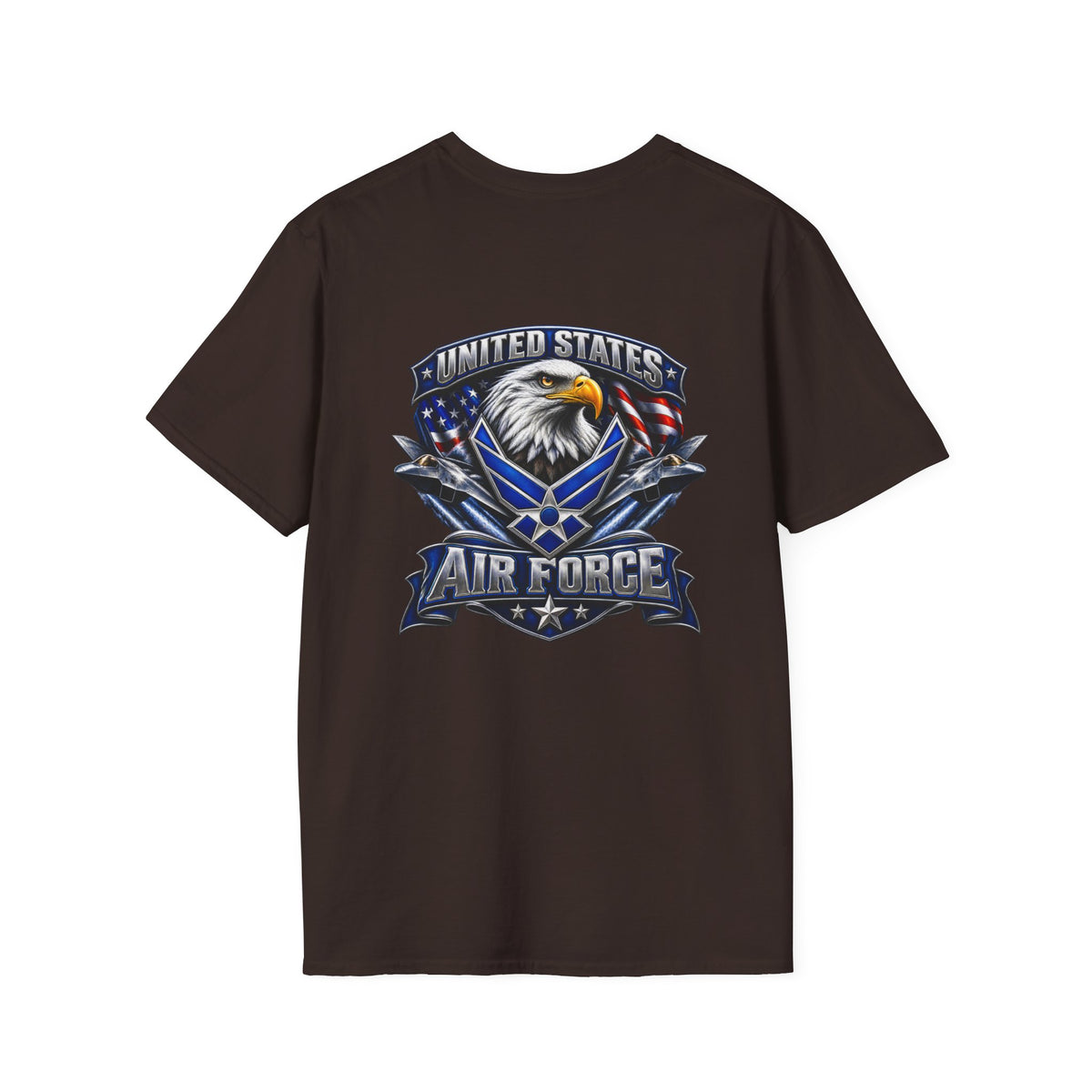 U.S. Air Force Classic White Tee — Minimal Everyday USAF T-Shirt