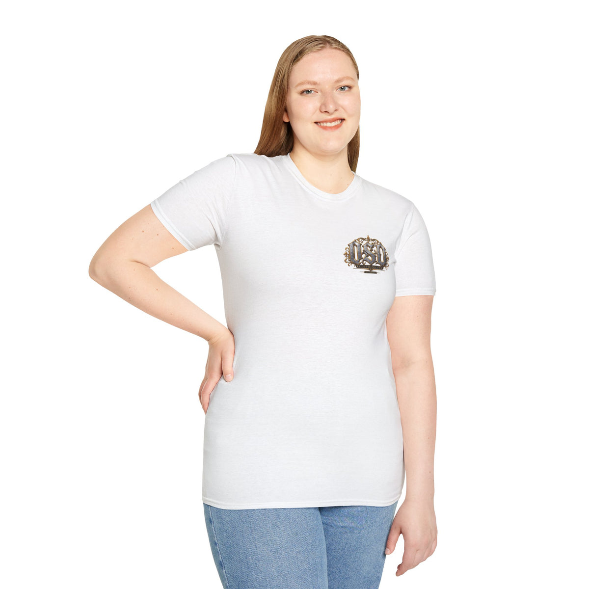 1990 Vintage OSD Crest T-Shirt — Retro 90s Emblem Tee