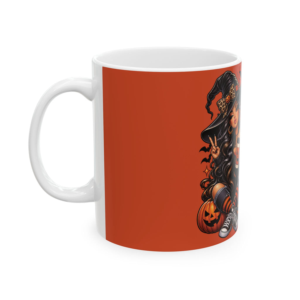 Hocus Pocus I Need Coffee To Focus Halloween Ceramic Mug (11oz/15oz)