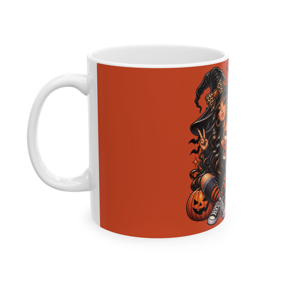 Hocus Pocus I Need Coffee To Focus Halloween Ceramic Mug (11oz/15oz)