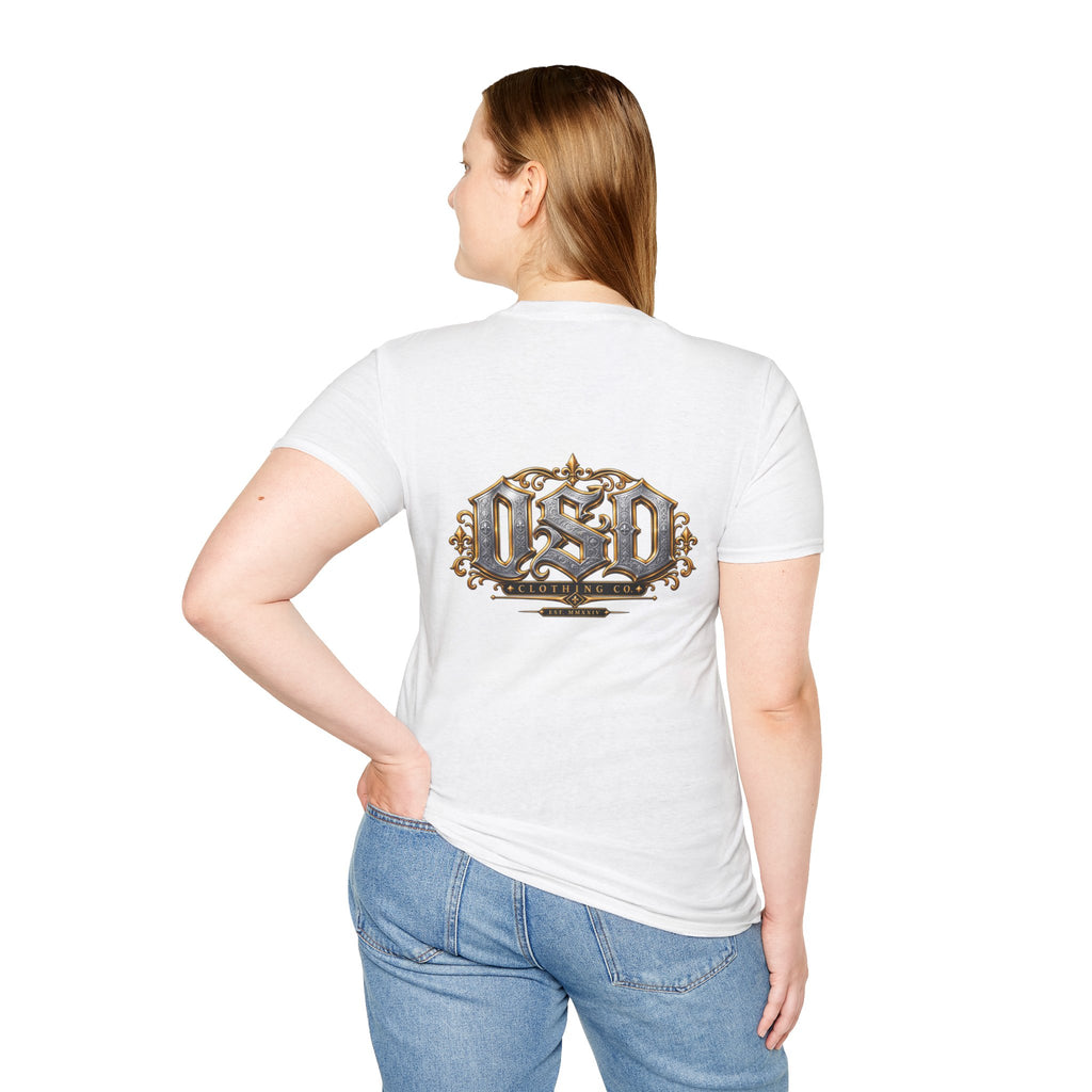 1990 Vintage OSD Crest T-Shirt — Retro 90s Emblem Tee