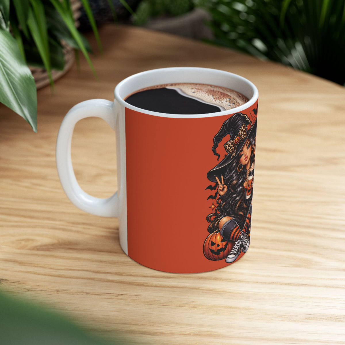 Hocus Pocus I Need Coffee To Focus Halloween Ceramic Mug (11oz/15oz)