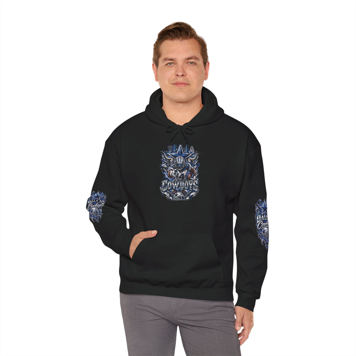 Dallas Cowboys Graphic Hoodie - Game Day Or Everyday Use