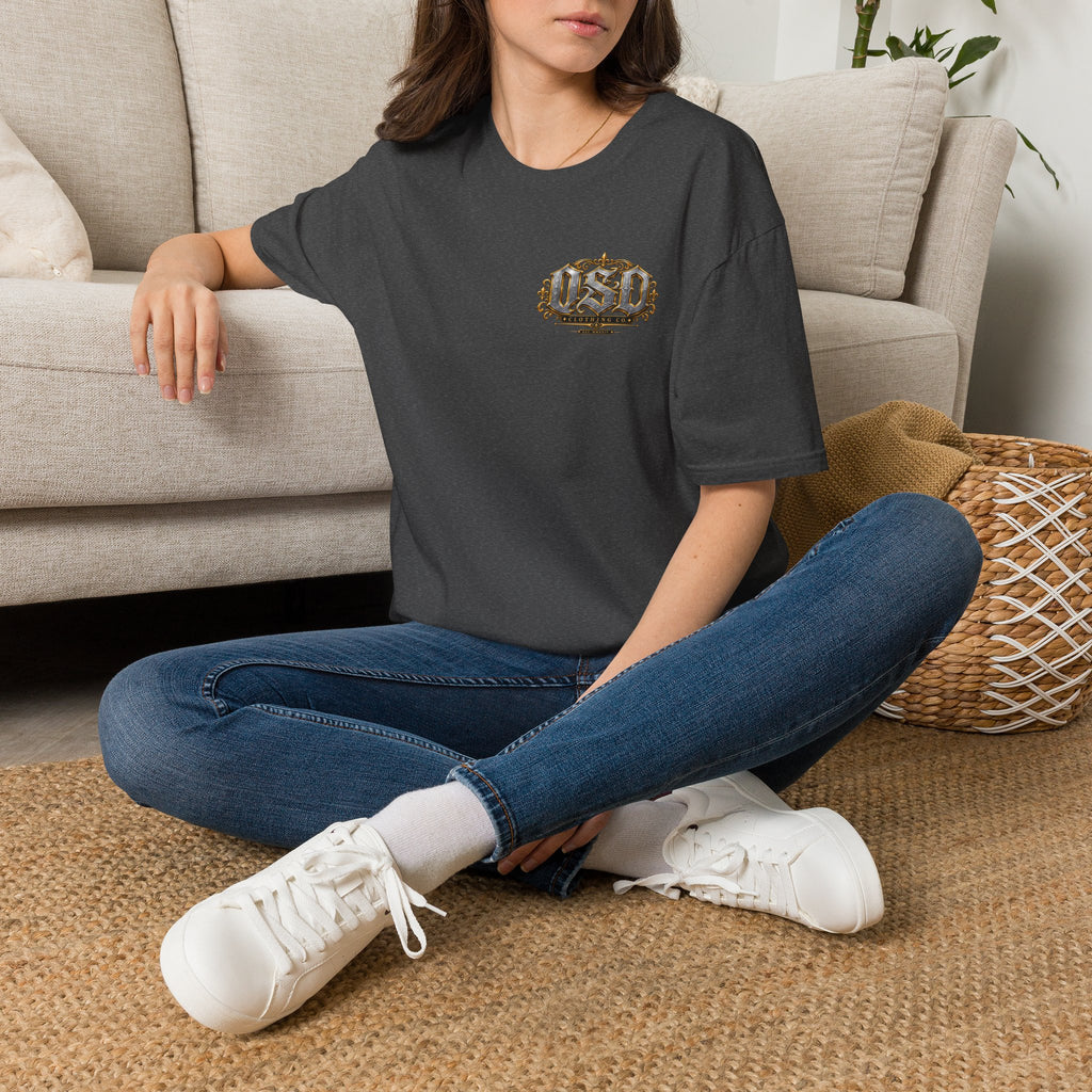 1990 Vintage OSD Crest T-Shirt — Retro 90s Emblem Tee