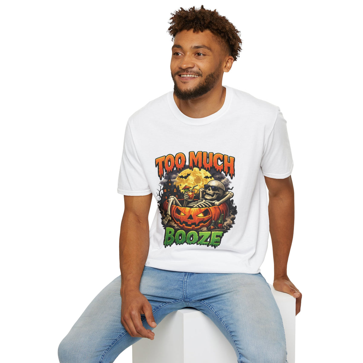Too Much Booze Halloween T-Shirt