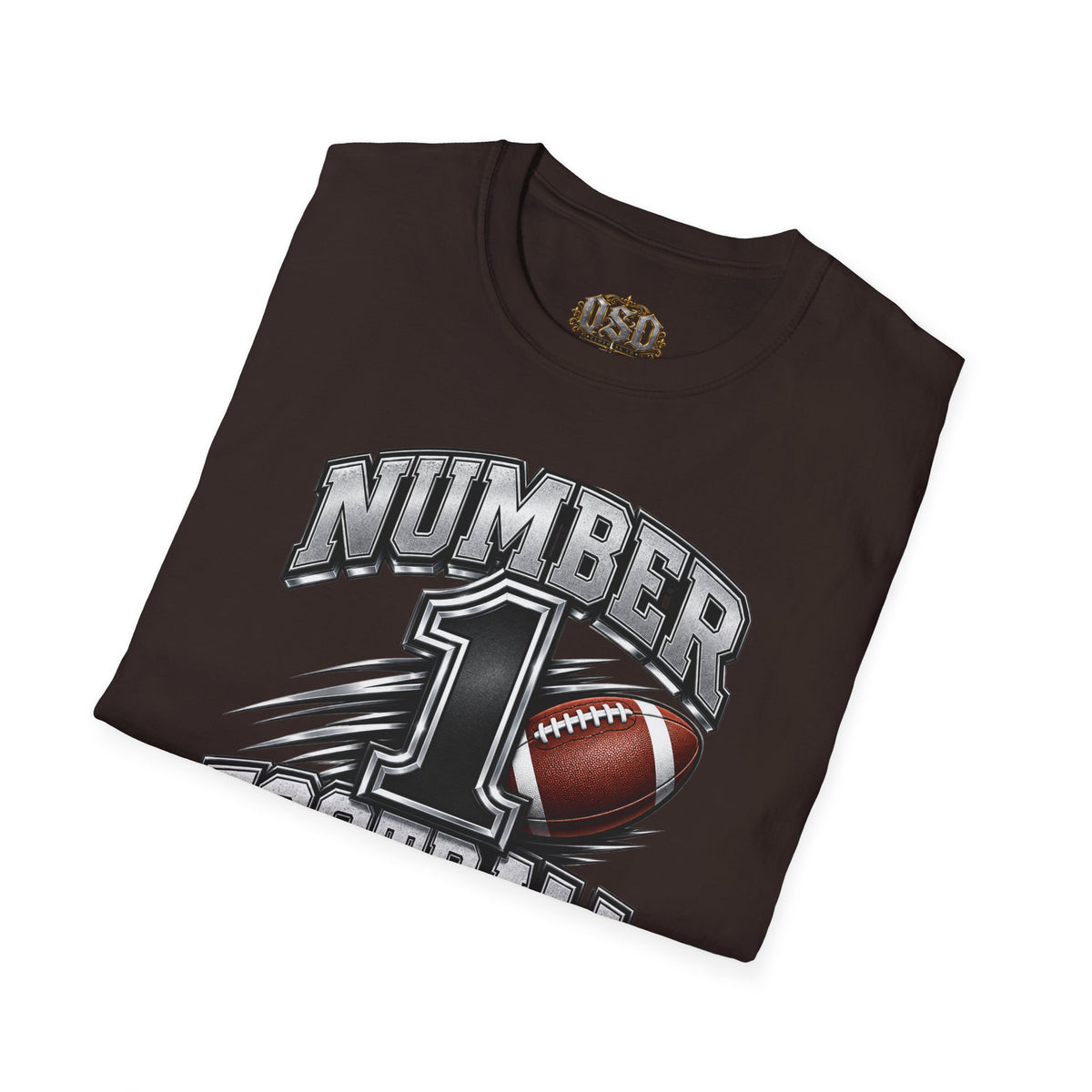 Number 1 Football Dad T-Shirt — Proud Football Dad Tee