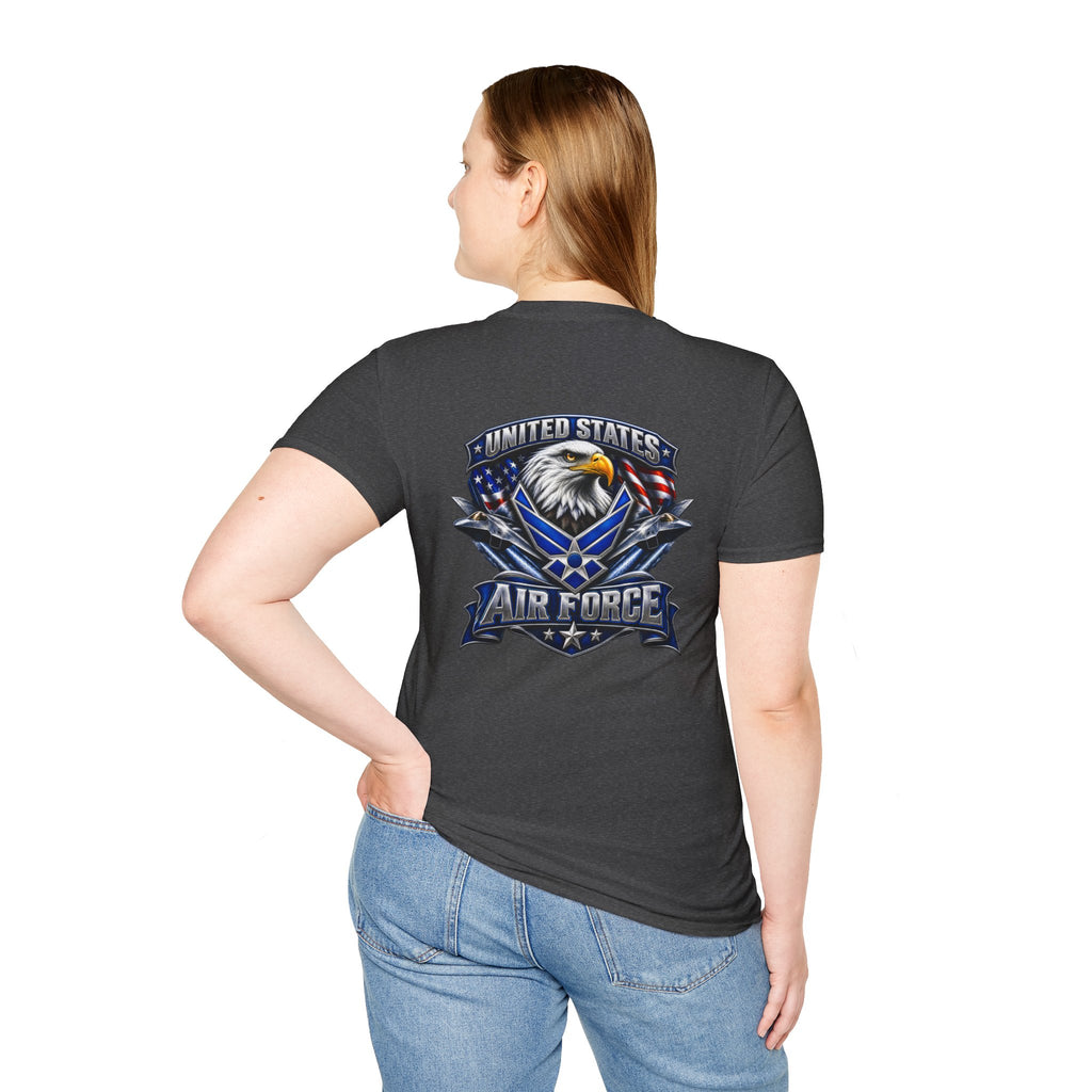 U.S. Air Force Classic White Tee — Minimal Everyday USAF T-Shirt