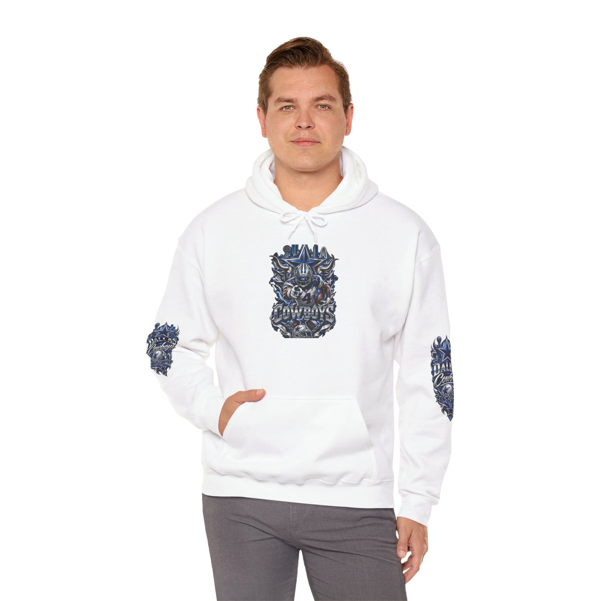 Dallas Cowboys Graphic Hoodie - Game Day Or Everyday Use