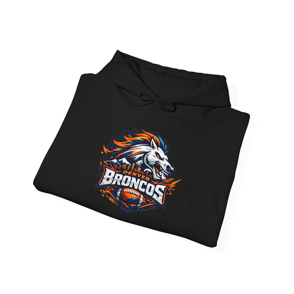 Broncos Fierce Hoodie — Team Logo Sleeve Pullover
