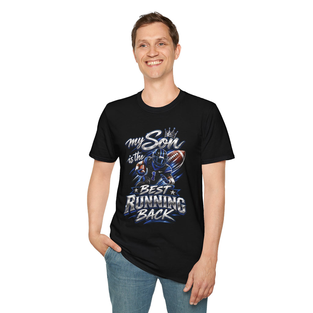 My Son is the Best Running Back T-Shirt — Football Mom/Dad Pride Tee