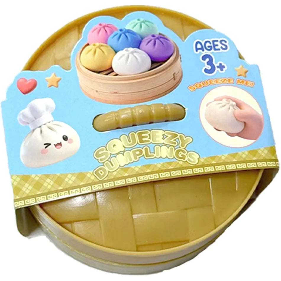 Glitter Dumpling Squishy Toy