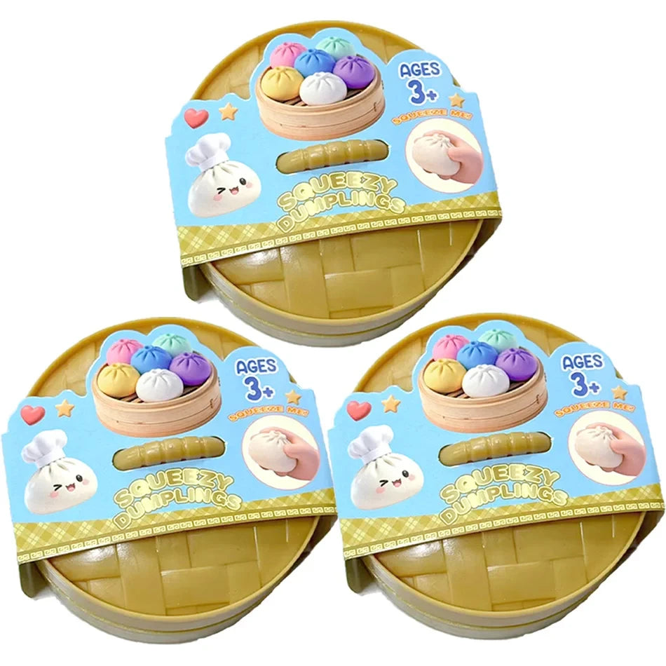 Glitter Dumpling Squishy Toy