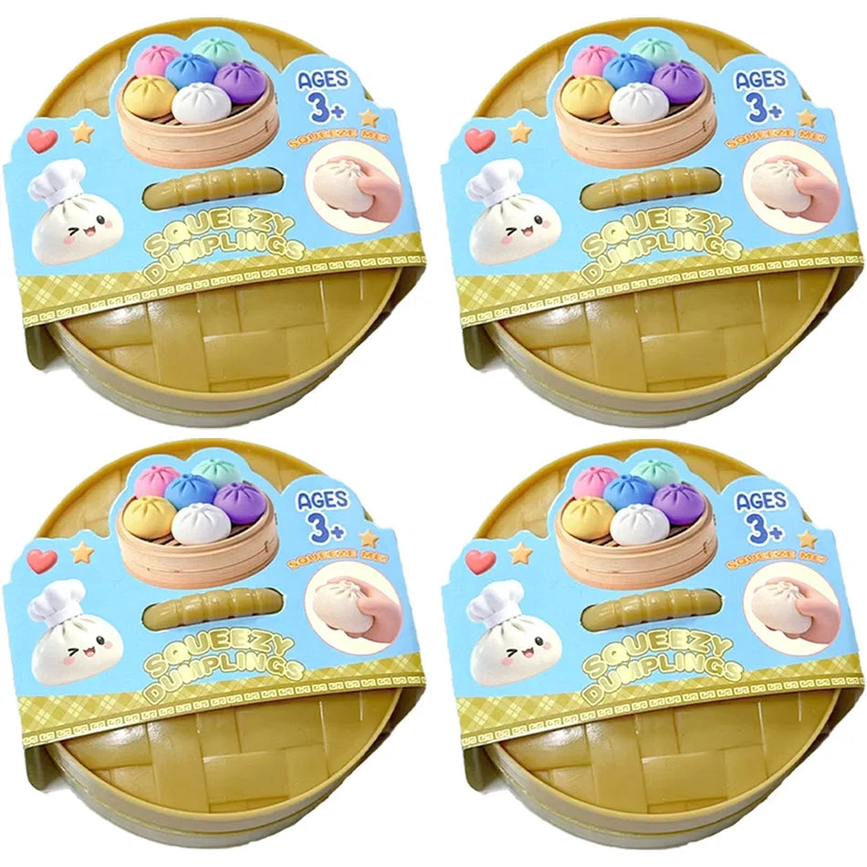 Glitter Dumpling Squishy Toy