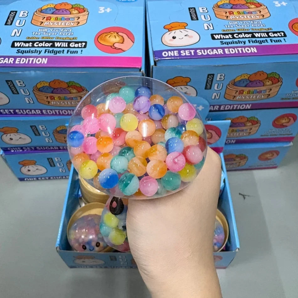 Rainbow Bead Dumpling Fidget Toy
