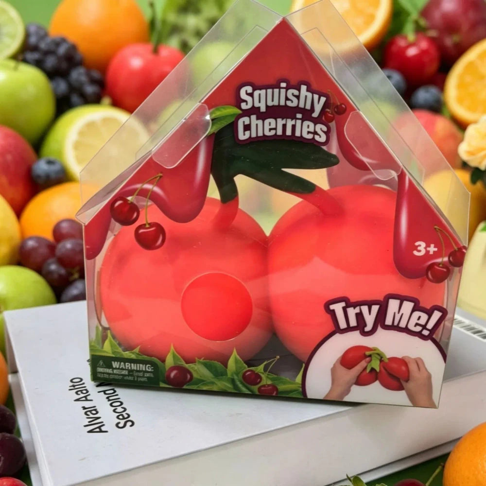 Cherry Squeezy Stress Relief Sensory Toy
