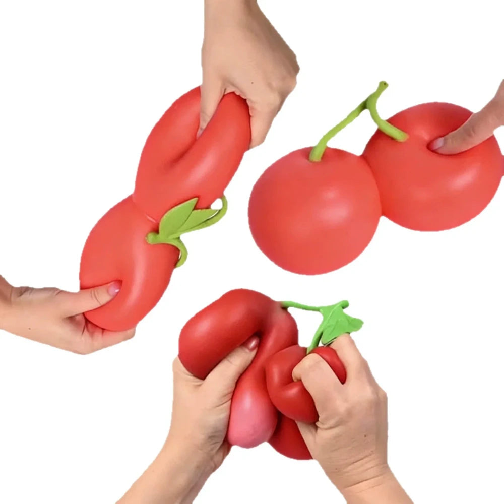 Cherry Squeezy Stress Relief Sensory Toy