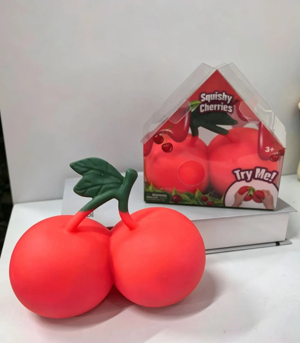 Cherry Squeezy Stress Relief Sensory Toy