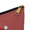 Gothic Rose Sword Accessory Pouch — Vintage OSD Crest Makeup Bag