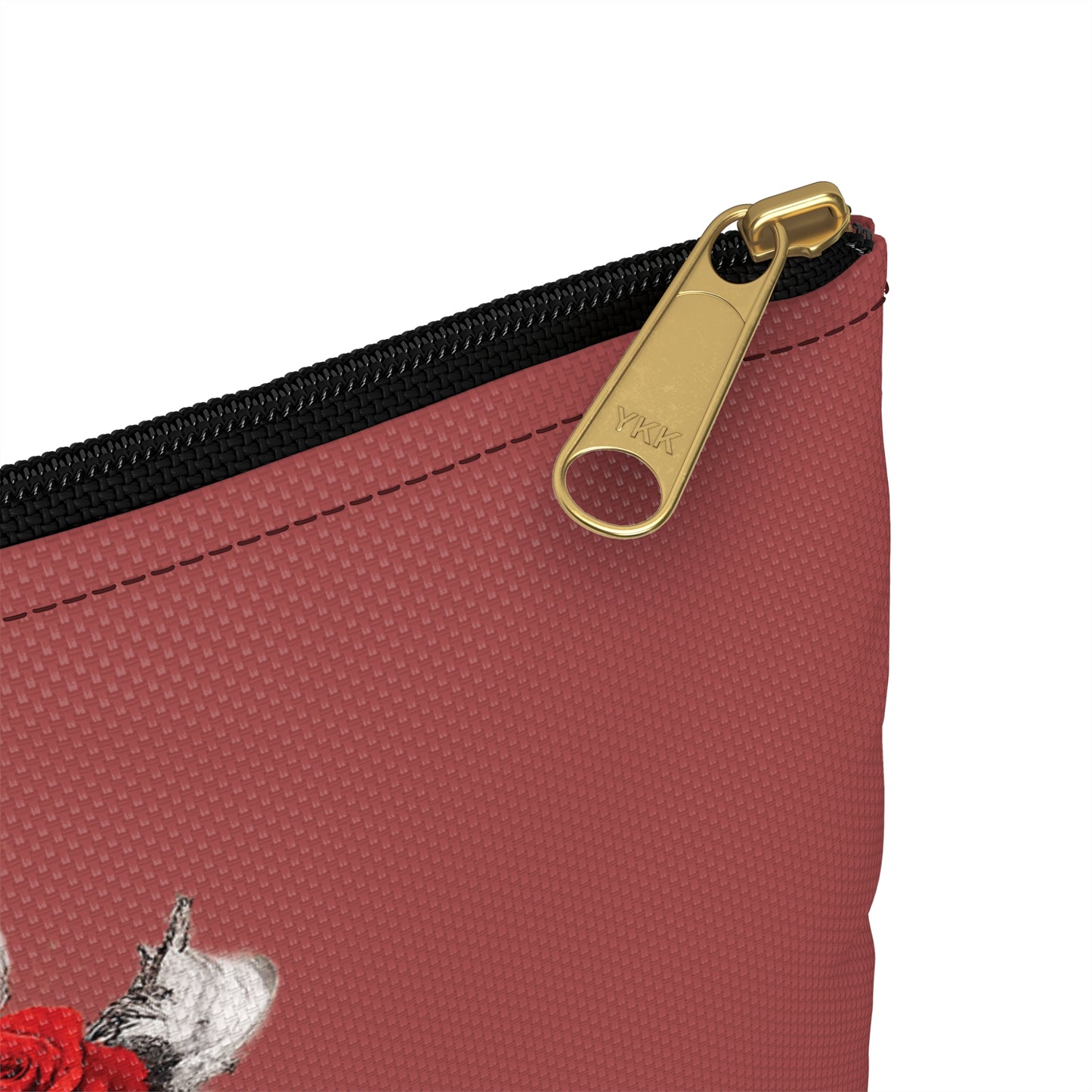 Gothic Rose Sword Accessory Pouch — Vintage OSD Crest Makeup Bag