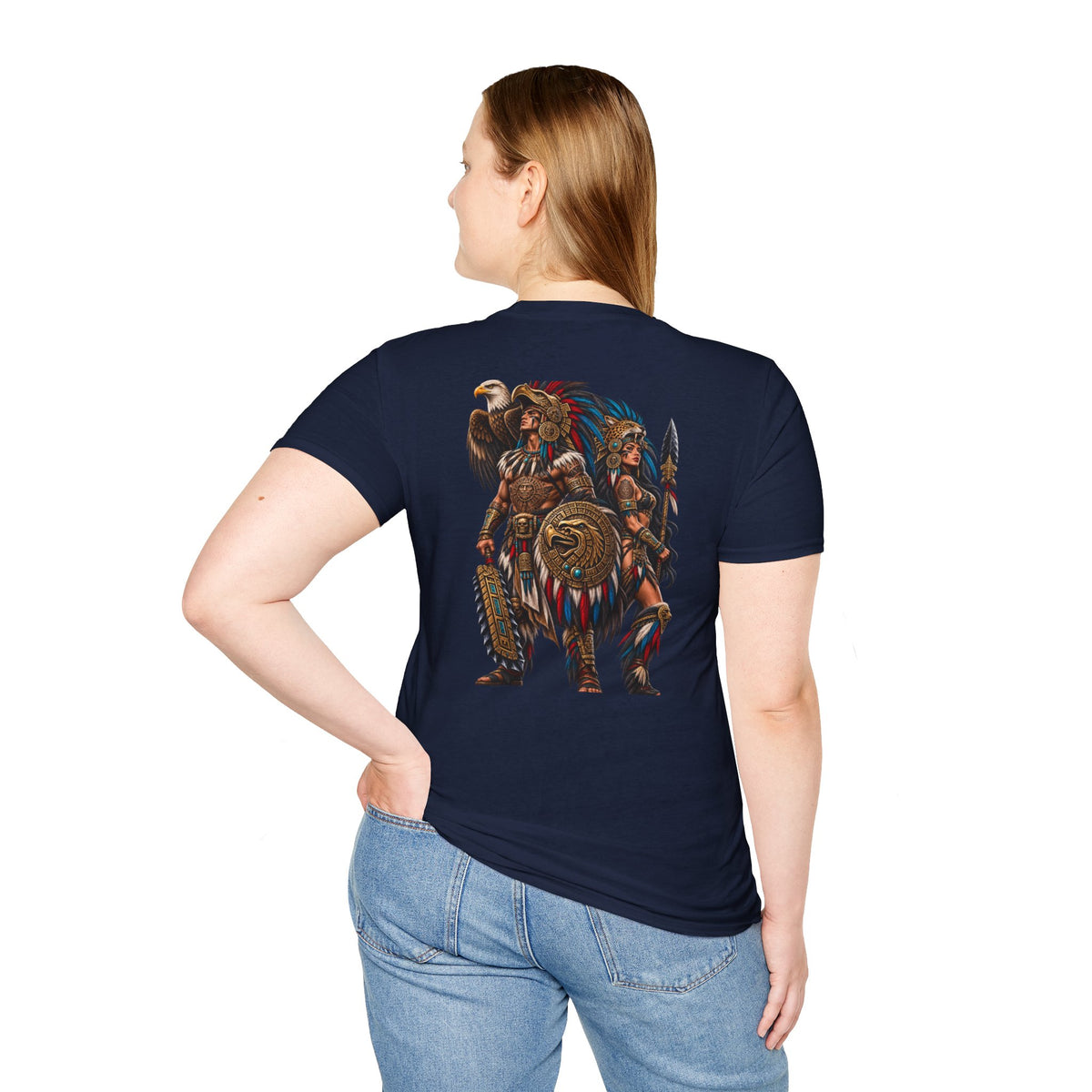 Aztec T‑Shirt — Classic Aztec Design Crewneck Tee