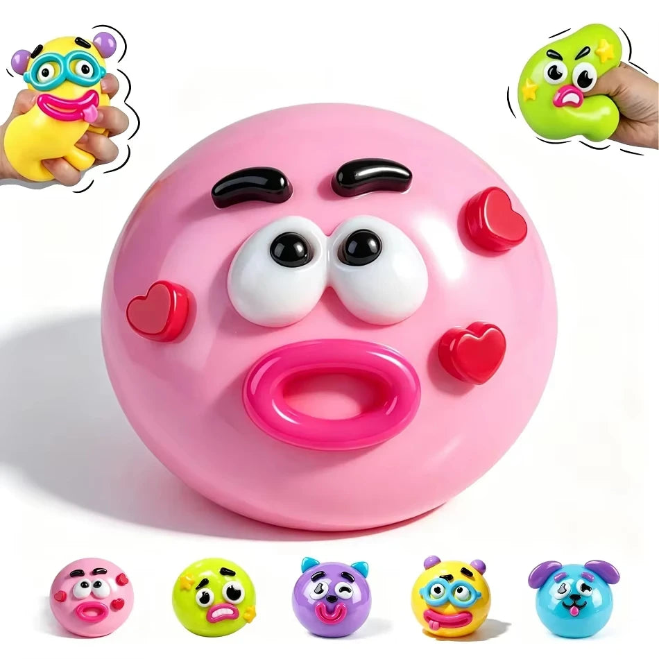 Dog Face Soft Squeeze Fidget Toy