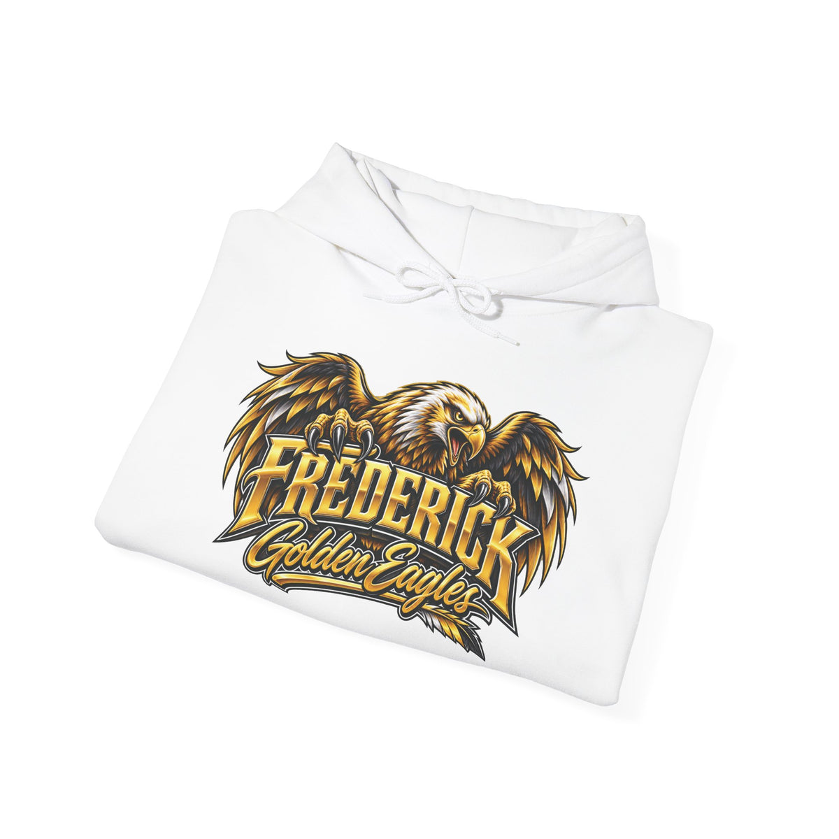Frederick Golden Eagles Hoodie - Vintage Eagle School Spirit Sweatshirt