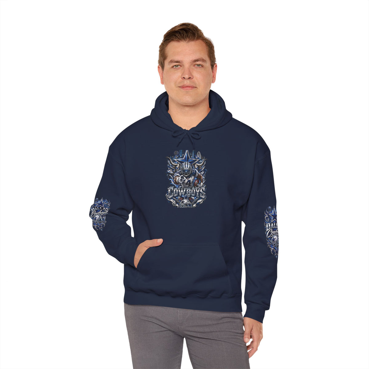 Dallas Cowboys Graphic Hoodie - Game Day Or Everyday Use