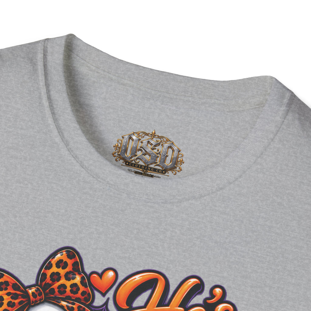 Halloween "He's My Boo Thing" T-Shirt — Cute Ghost & Pumpkin Couple Tee