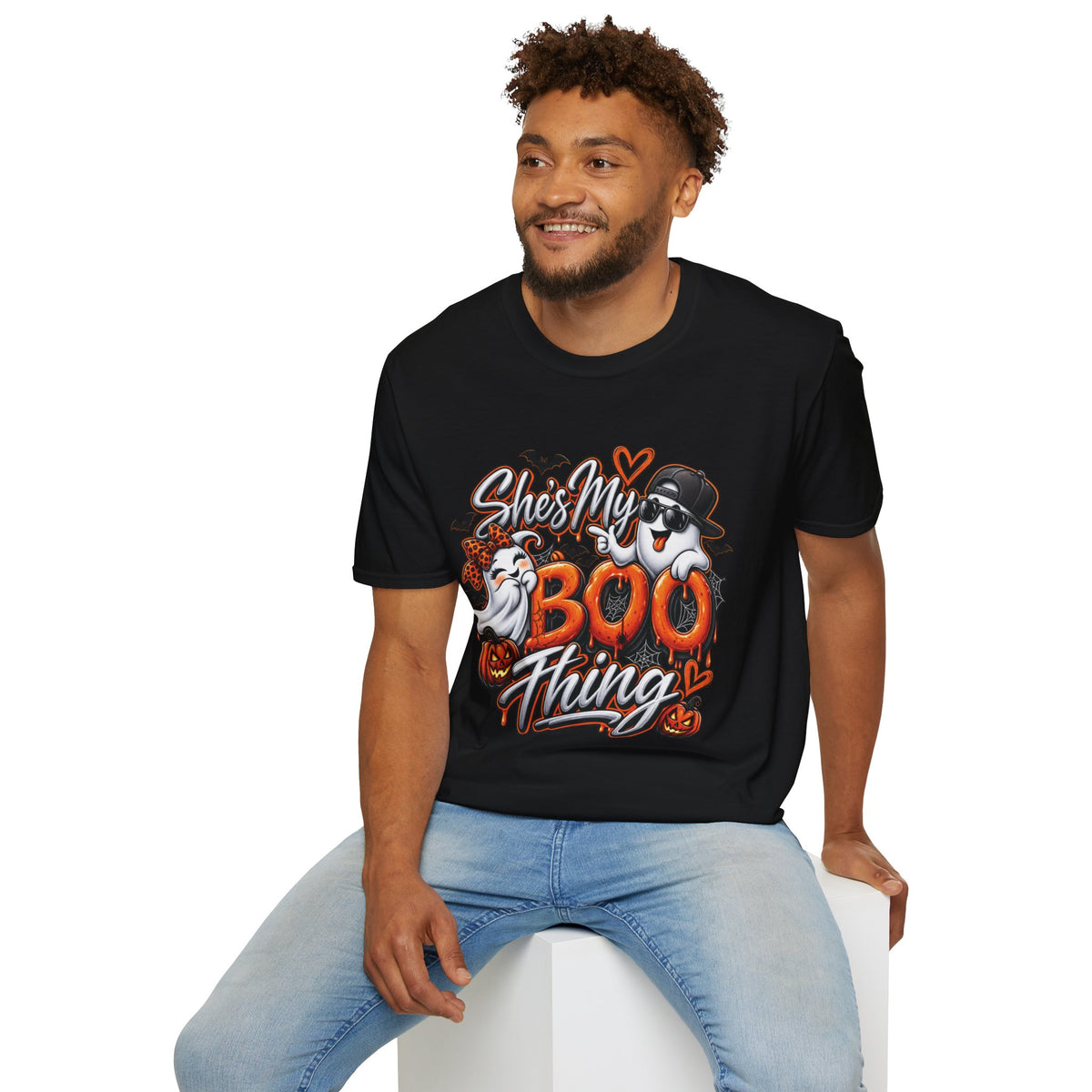 She's My Boo Thing Halloween T-Shirt